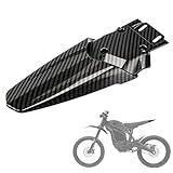 CHANGCHENG Rear Fender Protector for Talaria - Motorcycle Fender Mudguard Carbon Fiber Pattern for Talaria Sting MX3 MX4 MX5 Freego X2/X2 Pro Electric Dirt Bike Black
