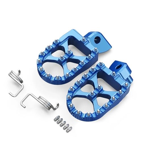 Repose-pieds EXC 300 EXCF 350 SX 250 SXF 450 pédales bleues pour moto tout-terrain