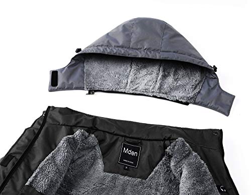 Mden Women’s Waterproof Ski Jacket Outdoor Windproof Fleece Insulated Snowboard Rain Jacket - Image 6