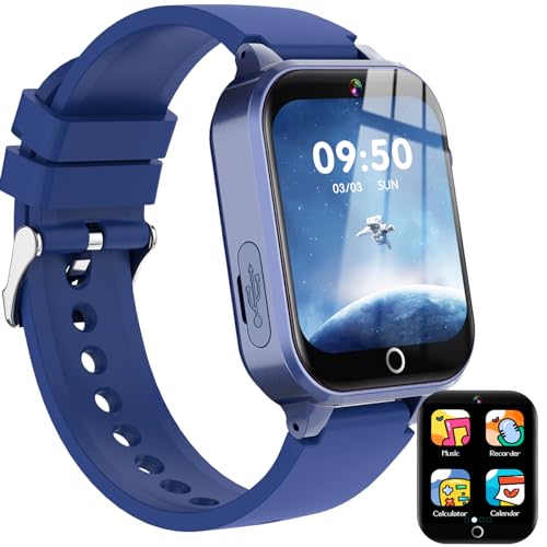 Kids Smart Watch, Smart Watch for kids Toy with Games Music Video Camera Step Counter Alarm Flashlight, Gifts for Boys Girls