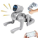 Design programmable intelligent : le robot chien offre une programmabilité intelligente, permettant le réglage de ses réponses contrôlées par l'application, favorisant le développement de la pensée logique entre les utilisateurs, surtout lorsqu'il est utilisé comme activité de codage pratique pour l'éducation et le divertissement familial