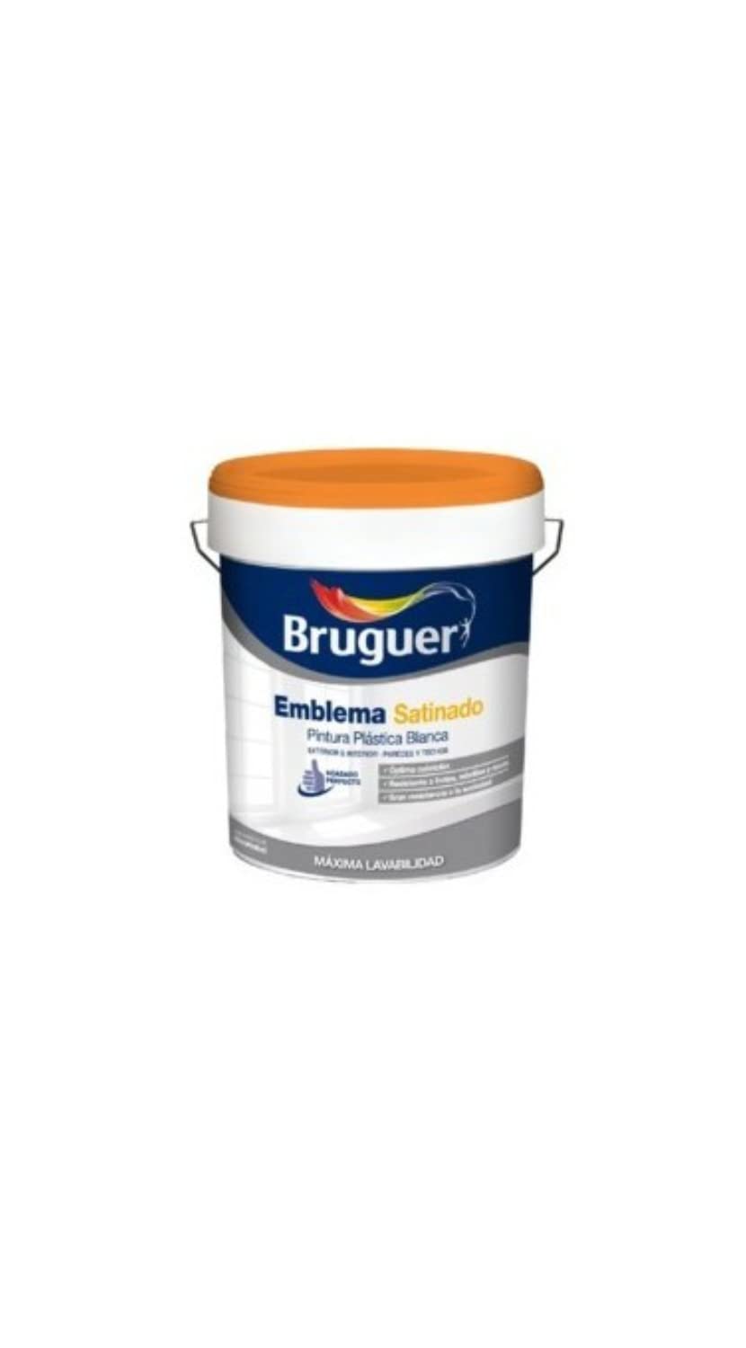 Bruguer Pintura Plástica Emblema Satinado Blanco (4 L)