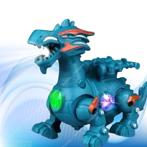 Image of Kids Mandi Walking Dinosaur Toy with Sound | Music and Mist Spray | Electric Educational Toy