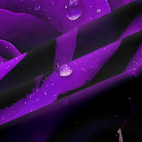 Rideaux de fenêtre roses violettes chambre à coucher et salon 167x183 - 7