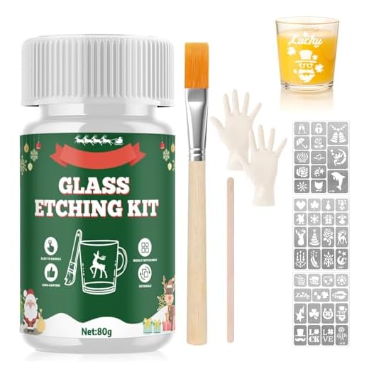 WEILAOK Säurehaltige Glaspaste, Ätzpaste für Glas, Etch Paste für Glas, schnell ein mattes Gefühl, geeignet für Weingläser, Lampenschirme, Bilderrahmen für Fotos