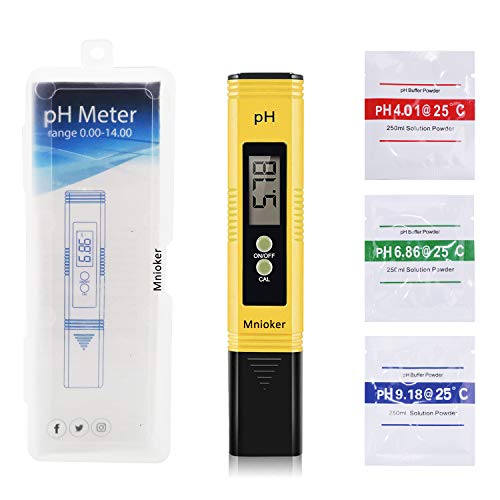 PH Meter Digital Water Quality Tester, Testing Range 0.00-14.00 Ph Great for Household Drinking, Pool and Aquarium High Accuracy Pen Type PH Test Water.