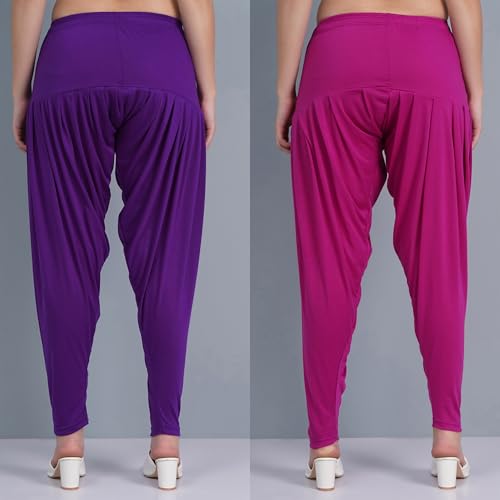 Image of Buy That Trendz Patiala Salwar for Women Relaxed Fit Viscose Patiyala Salwar Harem Bottom Pants