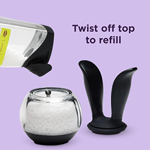 Chef'n Moedor SaltBall (preto e transparente)
