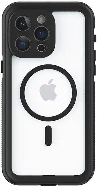 Body Glove Tidal Waterproof Case with Magsafe for iPhone 14 Pro - Black/Clear image 5