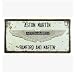 ASTON MARTIN ASTON MARTIN BAMFORD AND MARTIN Vintage Auto License Plate, Embossed Tag Size 6" X 12"