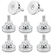 LHSJYG Furniture Legs,Pieds De Meubles 8 Paires m8 Meubles de Meubles de 33mm Tableau de nivellement Pied réglable avec écrous t/t-écrous