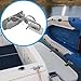 Boat Snap Davits,Quick Davits Handle, Stainless Steel Dinghy Locking & Lifting System for Inflatable Boat Docking on Yacht Swim Platform - 255X90mm