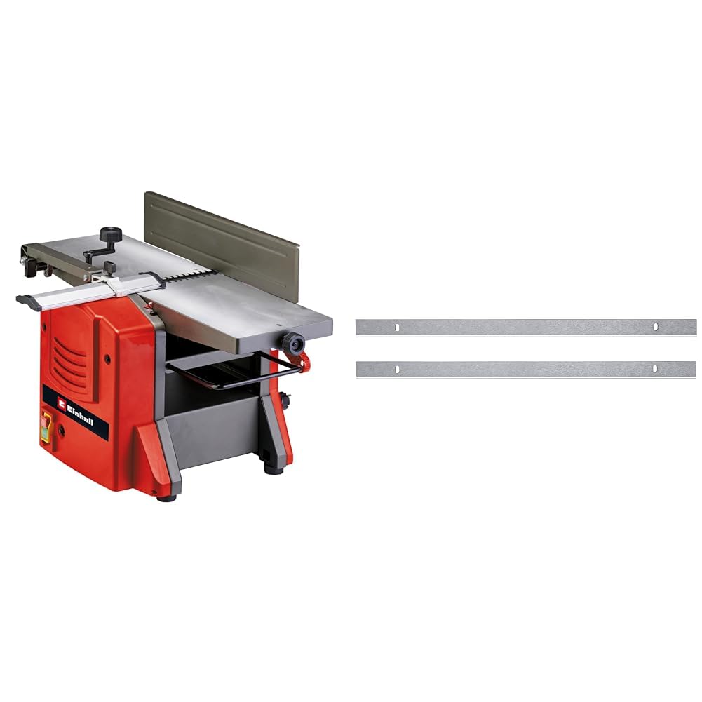 Einhell Stationäre Hobelmaschine TC-SP 204/2 (1500 W, 9000 min-1, 204 mm Hobelbreite, stabile Konstruktion zum Dickenhobeln und Abrichten, ausziehbarer Ausgabebügel, inkl. Ersatzmesser-Set)