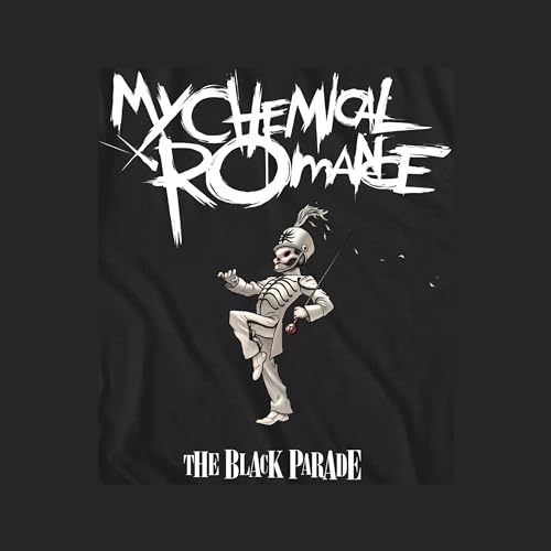 My Chemical Romance The Black Parade Adult Black Short Sleeve T Shirt Emo Rock Graphic Tees2