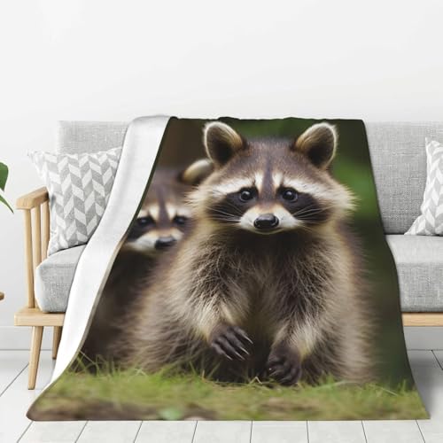 Couverture légère pour lit en flanelle douce de 152x127 cm