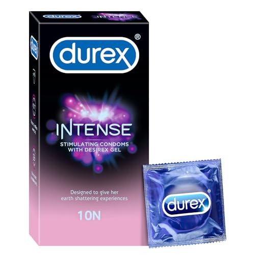 Image of Durex Elevate Performa Shilajit Capsules For Men With Intense Condoms For Her - 10 Count | Dotted And Ribbed Condom With Desirex Gel
