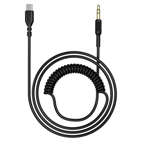 USB Type-C to 3.5mm �I�[�f�B�I�P�[�u�� �R�C���R�[�h Marshall Major V/IV/III/II/I Major 5/4/3/2/1�EMonitor II/I�EMonitor 2/1 �Ή� �����p AUX �P�[�u���X�v�����O�R