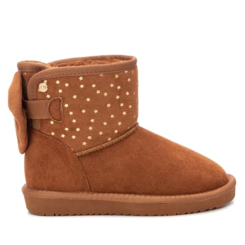 XTI - Botín Niña Camel - Calzado Cómodo y Versátil - Moda casual - Modelo 15102201 (Talla 32)