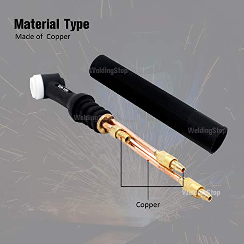 Plaxcon Flexible Torch Body Wp-20F Tig Welding Torch Head Water-Cooled Tig Torch Body 250A Tig Torch Parts #TOP3