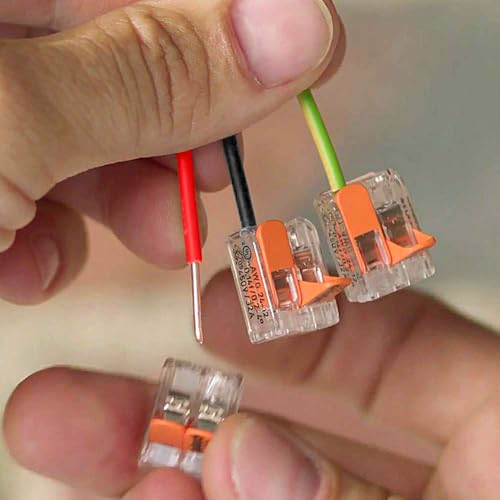 WAGO 221 Lever Nuts 28pc Compact Splicing Wire Connector Assortment with Case | Includes 221-2401, 221-412, 221-413, 221-415 image 2