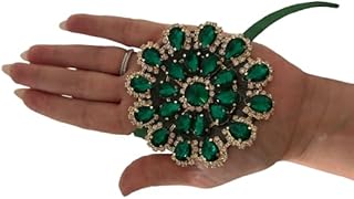 Henna Night Khena Pech Hand Wraps for Afghan & Persian Weddings – Bride & Groom Traditional Set (2 Pack) Green