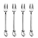 Gourmet Settings Twist Cocktail Forks Stainless Steel Set of 4