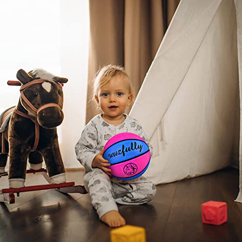 Wuzfully Basketball Kinder Erwachsene Indoor Outdoor Kleine Basketbälle Größe 5 für Drinnen Draußen
