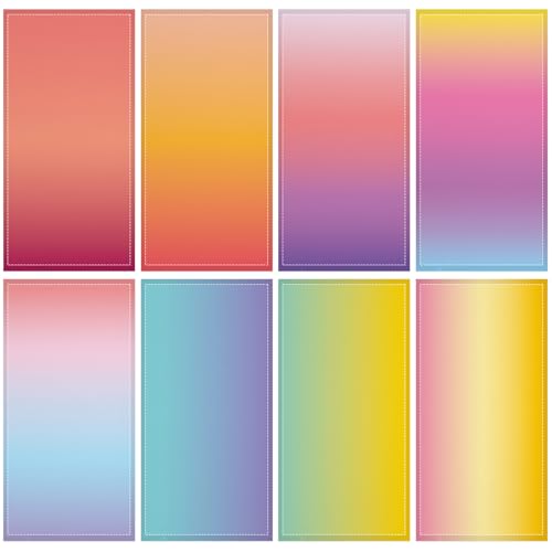 8 Pack Fluorescent Light Covers with 80 Magnets Decorative for Classroom Ceiling Light 4 x 2 Feet Magnetic Lights Covers Filter Easy Install for Office School Hospitals Drop Ceiling Supplies(Gradient)