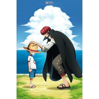 GB eye- ONE PIECE - Póster Shanks & Luffy (91,5 x 61 cm) | Ya disponible en tu tienda friki favorita! En mundofriki.es!