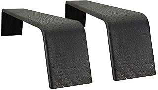 RecPro Steel 14 Gauge Diamond Tread Plate Tandem Axle Trailer Fenders 10" x
