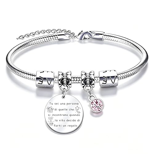 QTQTLP Regalo Amicizia Bracciale,Donna Bracciale Ispiratore Donna Ragazza per La