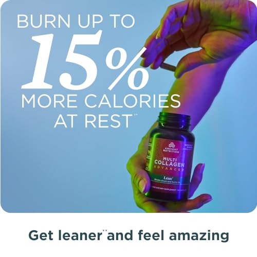 Ancient Nutrition Advanced Collagen Protein Lean with Probiotics, Hydrolyzed Collagen Peptides Supports Healthy Weight Loss* and Fat Loss*, 90 Count - Image 5