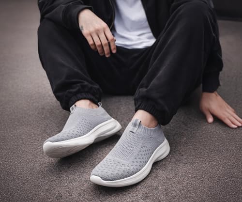 Image of Kraasa Trial Running Shoes with Lightweight Memory Insole | Breathable, Anti-Skid Knit Sneaker, Walking & Gym Shoes