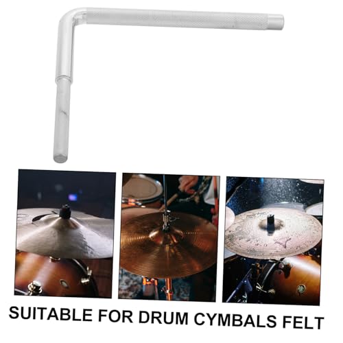 Soporte para cowbell GALPADA, varilla de montaje para batería, diseño robusto y fácil instalación, accesorio para percusión miniatura 3