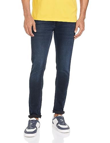 Image of Spykar Men's Skinny Fit Low-Rise Casual Jeans