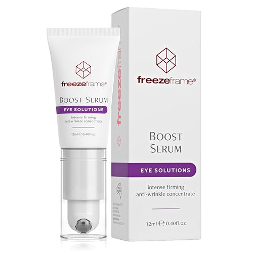 freezeframe - Boost Serum, Clinical Eye & Facial Serum and Anti Wrinkle Serum, Multi-active Treatment to Firm, Lift and Plump Skin with Powerful Volumising Peptides and Hyaluronic Acid (12ml)