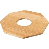 プランターテーブル 八角形 オクタゴン 天然木 ナチュラル 北欧風 組み立て簡単 観葉植物スタンド AZ-PT01OC Wout