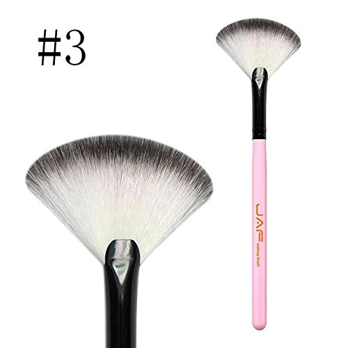 3 Small Fan Powder Brush Makeup Brush Fiber Hair Professional