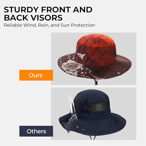 Image of KastKing Sol Armis UPF 50 Boonie Hat - Sun Protection Hat, Fishing Hat, Beach & Hiking Hat, Paddling