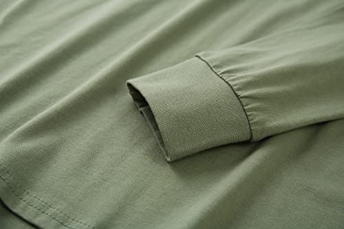 Image of KLIEGOU Men's 100% Cotton Longline T-Shirt, Pre-Shrunk Soft