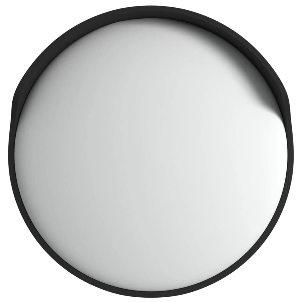 Générique Miroir de Traffic Convexe d'extérieur Noir ?45 cm Polycarbonate,Entreprise & Industrie, Signalétique, Panneaux de signalisation routière, Noir (Poids 2.02KG)