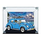 La teca in Plexiglass su misura compatibile con Maggiolino Volkswagen LEGO 10252