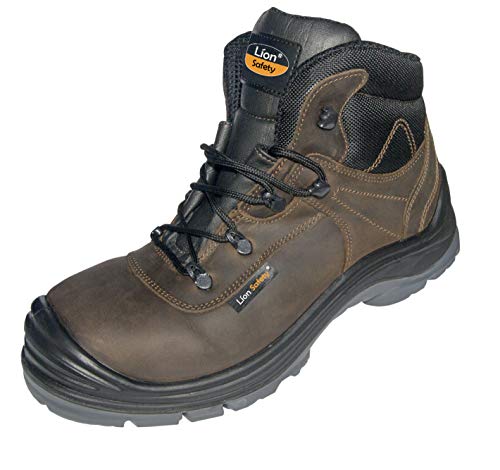 Lion Safety5387 Bota seguridad S3 piel nobuck, puntera composite y suela textil