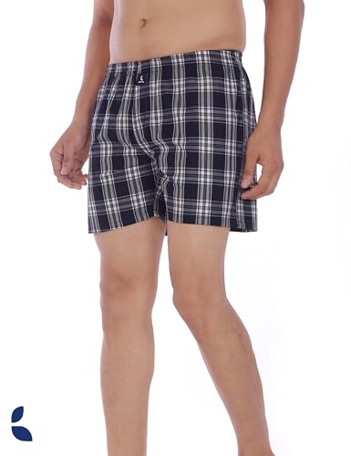 Image of Cotton Boxer Shorts for Men, Breathable, Comfortable & Lightweight (Pack of 2)