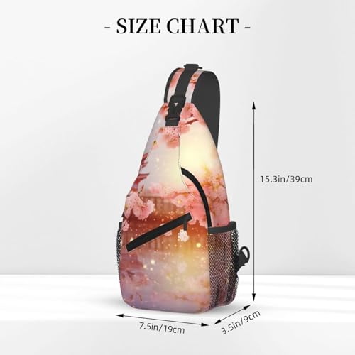 Bolso Cruzado Cherry Blossoms para Hombre y Mujer miniatura 3