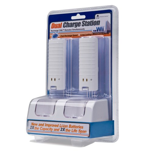 Lithium-Ion Dual Charging Dock for Nintendo Wii Remote