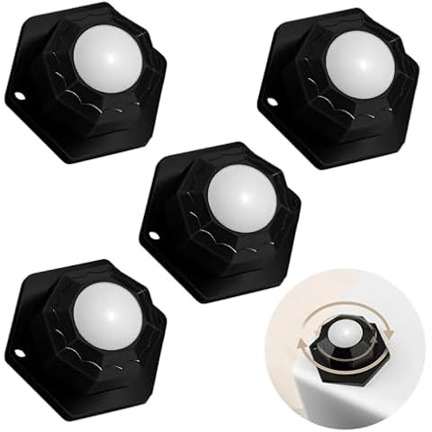 4 Pièces Roulettes pour Meubles Lourds Cover