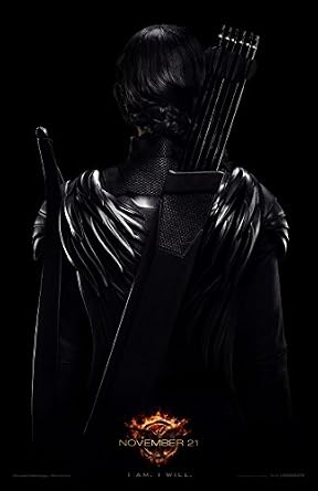THE HUNGER GAMES: MOCKINGJAY Part 1-13.5"x20" Original Promo Movie Poster Katniss