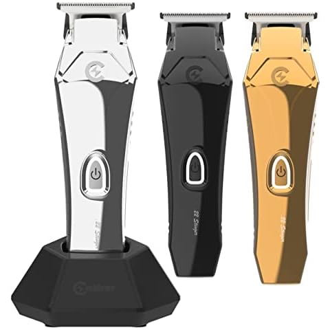 Caliber Pro .22 Stinger Trimmer - Professional Cordless Clipper with 3 Color Lid - Quiet Barber Clippers - Zero Gap Cutting - Long Battery Life- Rechargeable Electric Hair Cut Cover
