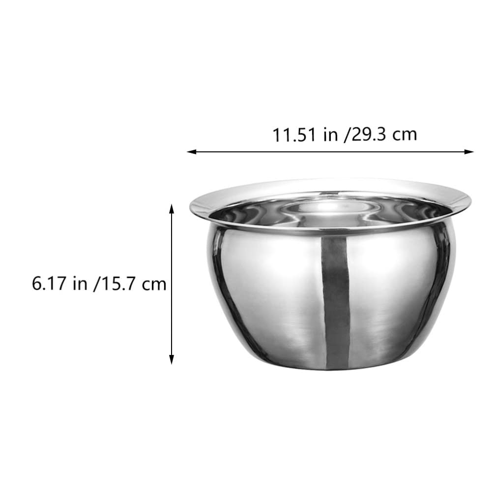 HEMOTON 1pieza Bol De De Acero Inoxidable Multifuncional Para Cocina Para Condimentos y Snacks Fácil De Limpiar y Usar